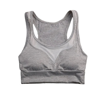 Women's Mesh Patchwork Sports Bra Tank Tops