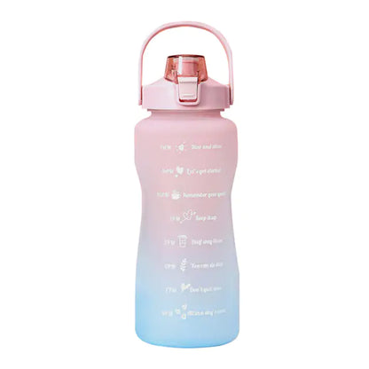 2L Large Capacity Water Bottle Straw Cup